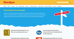 Desktop Screenshot of guruhow.com